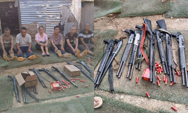 NAIMOS arrests 10 armed Chinese galamseyers at Abusa