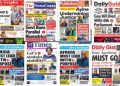 Newspapers, Headlines, Newscenta, Wednesday, October 29,