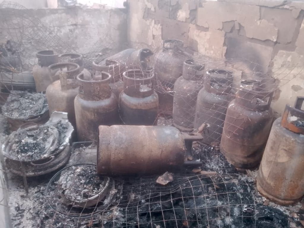 Dansoman Market fire