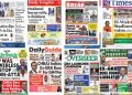 Newspapers, Headlines, Newscenta, Thursday, November 6,