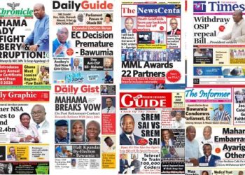 Newspapers, Ghana news, Headlines, Friday December 12,