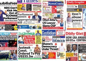 Newspapers, Ghana news, Headlines, Monday December 22,