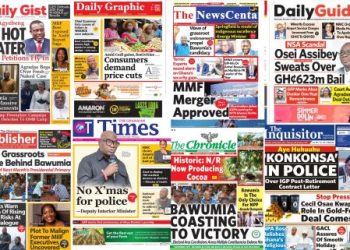 Newspapers, Ghana news, Headlines, Wednesday December 3,