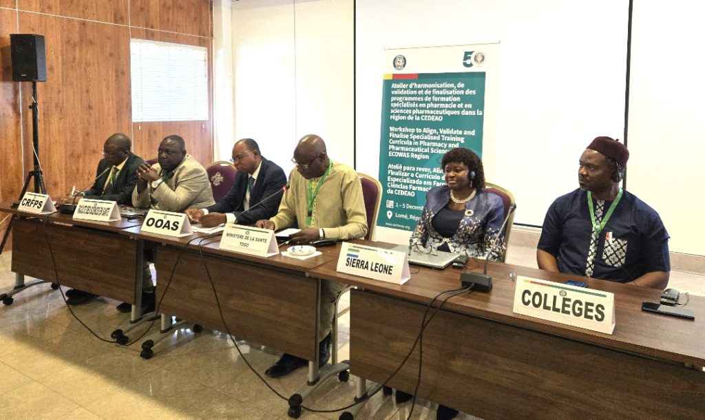 ECOWAS pharmacy training